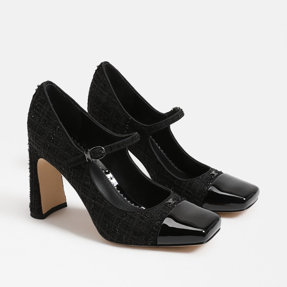 Circus by Sam Edelman Elora Mary Jane Pumps | Black | 8
